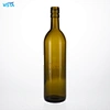 750ml Antique Green Bordeaux Wine Glass Bottle